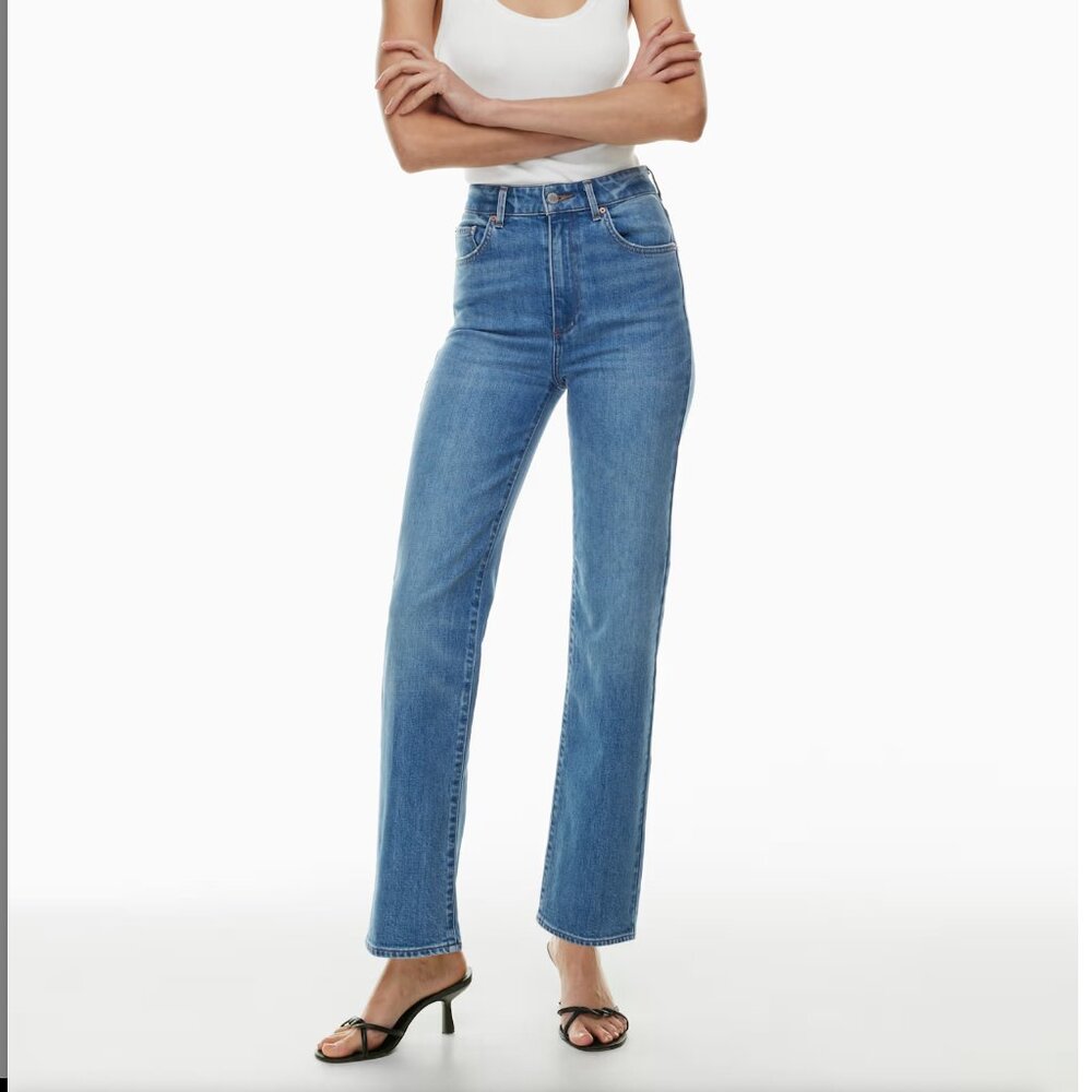 ARITZIA Denim Forum The '90s Naomi Super Hi Stovepipe Jean - size 30